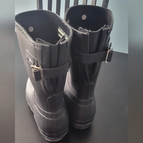 Matte Black HUNTER boots Size 7 - Picture 6 of 6